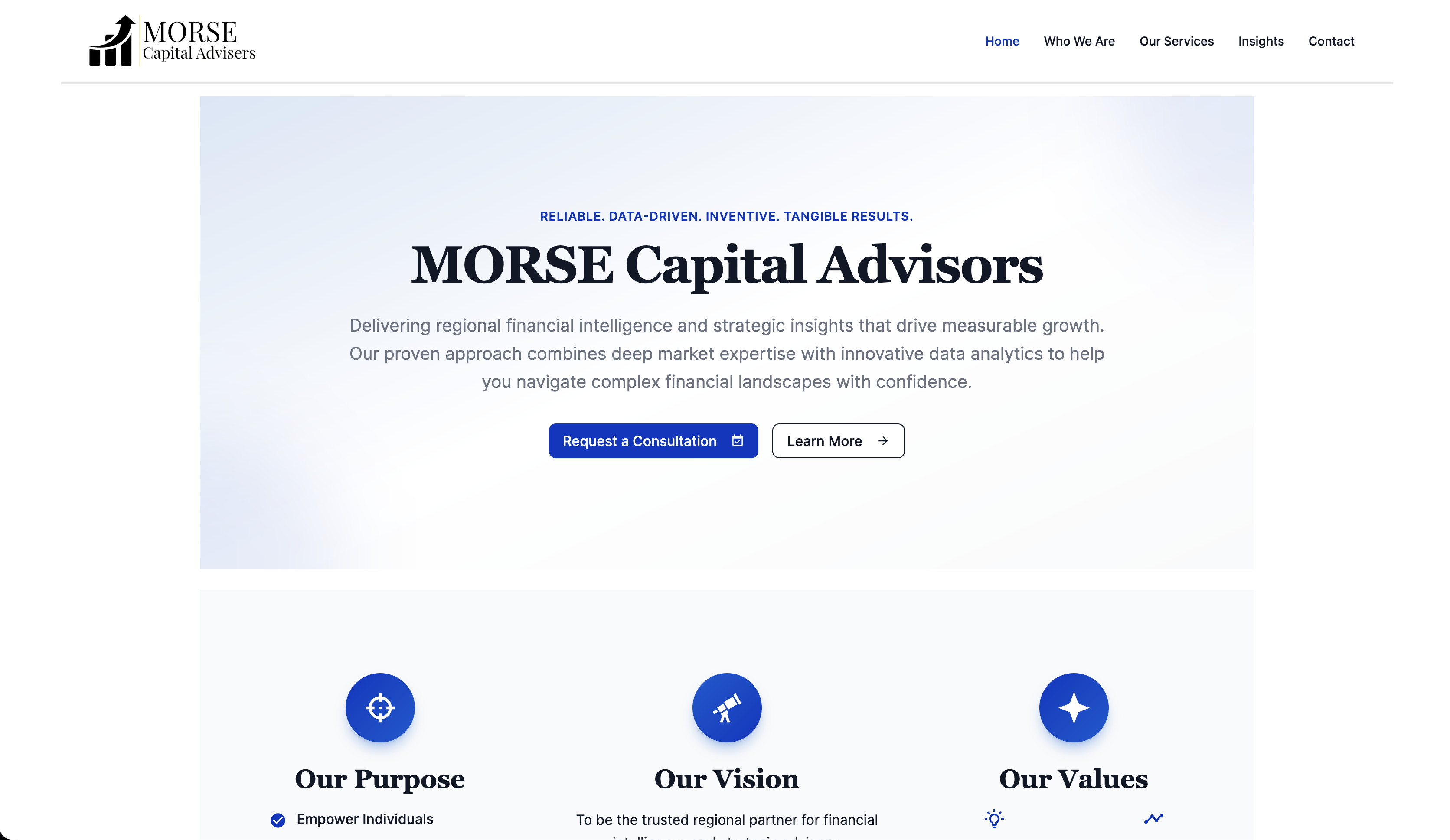 MORSE Capital — project screenshot